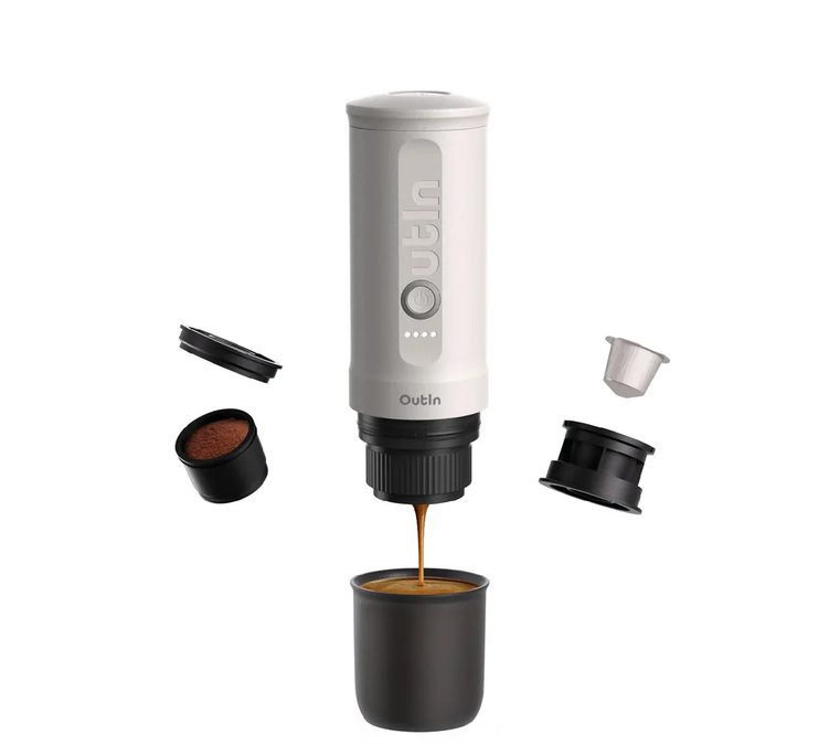 cafeti&egrave;re nomade outin nano portable blanc