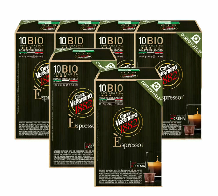 Capsules compatibles Nespresso® Caffè Vergnano