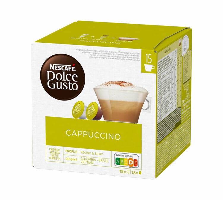 Nescafé 30 Capsules compatibles Dolce Gusto Cappuccino onctueux