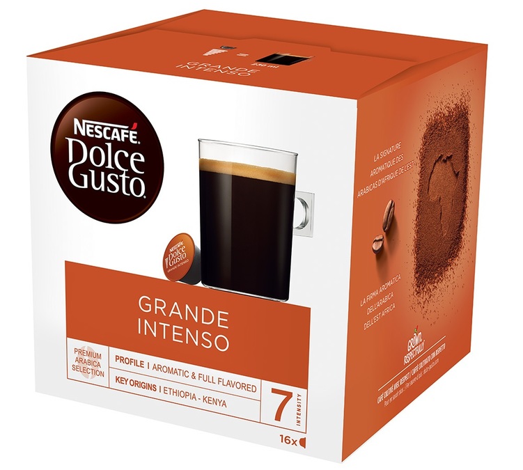 16 capsules Nescafe Dolce Gusto Grande Intenso
