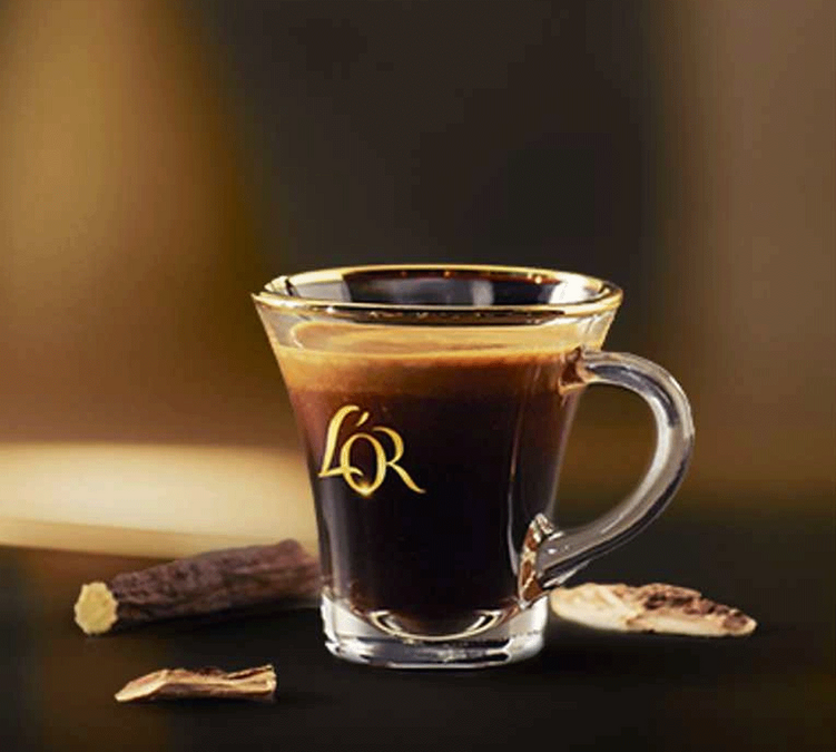 tasse caf&eacute; L'Or Espresso Dubai Chocolate Style espresso gourmand chocolat pistache