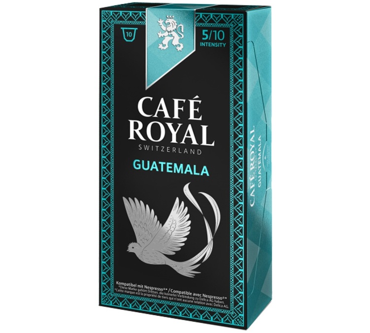 10 capsules Guatemala compatible Nespresso Café Royal