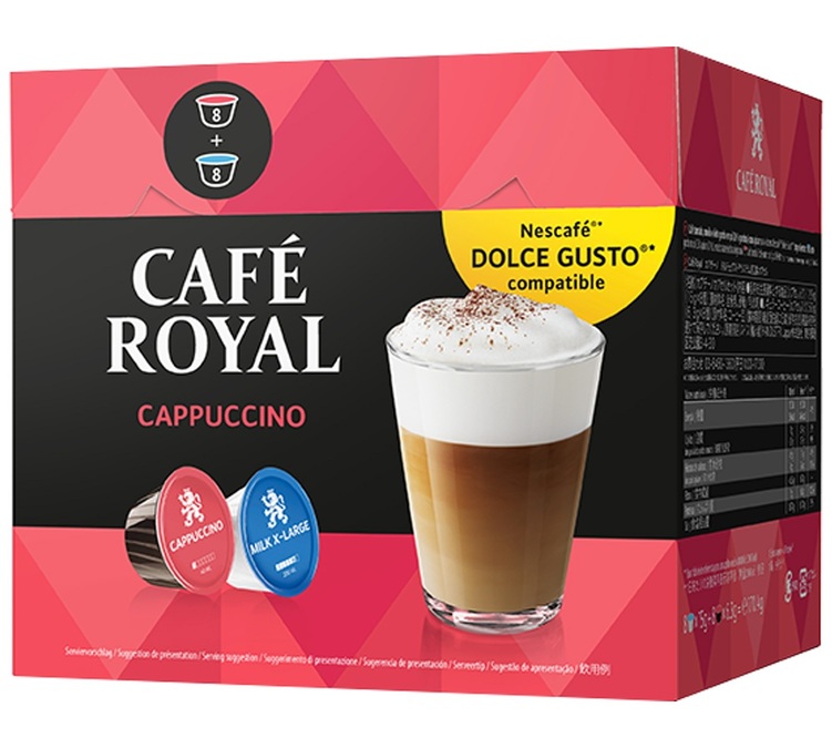 16 Capsules Nescafe® Dolce Gusto compatibles Café Royal