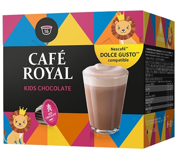 Dolce Gusto pods Café Royal Kids chocolate x 16 dolce gusto pods