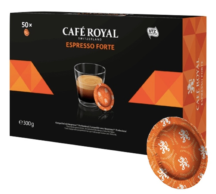50 capsules Nespresso® Pro Espresso Forte Café Royal