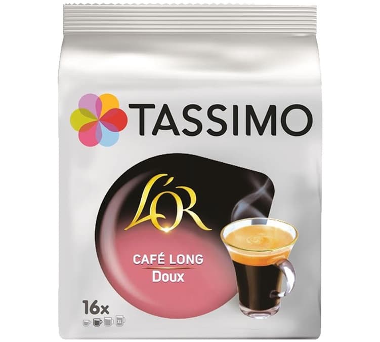 16 T-Discs Café Long Intense L'Or compatibles Tassimo