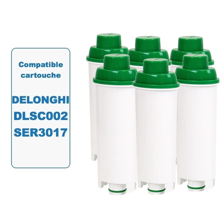 Cartouche filtrante Delonghi DLS C002 d'origine - Remplace SER3017 (lot de  3) - 004135