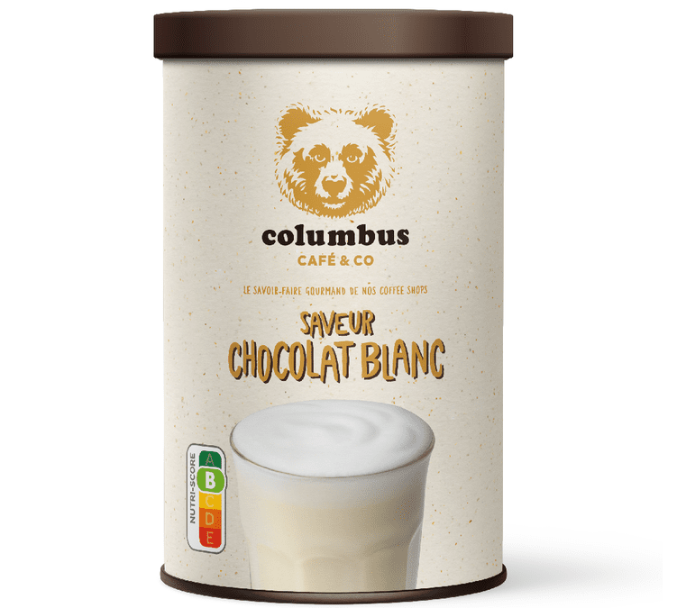 COLUMBUS - chocolat blanc en poudre 350g