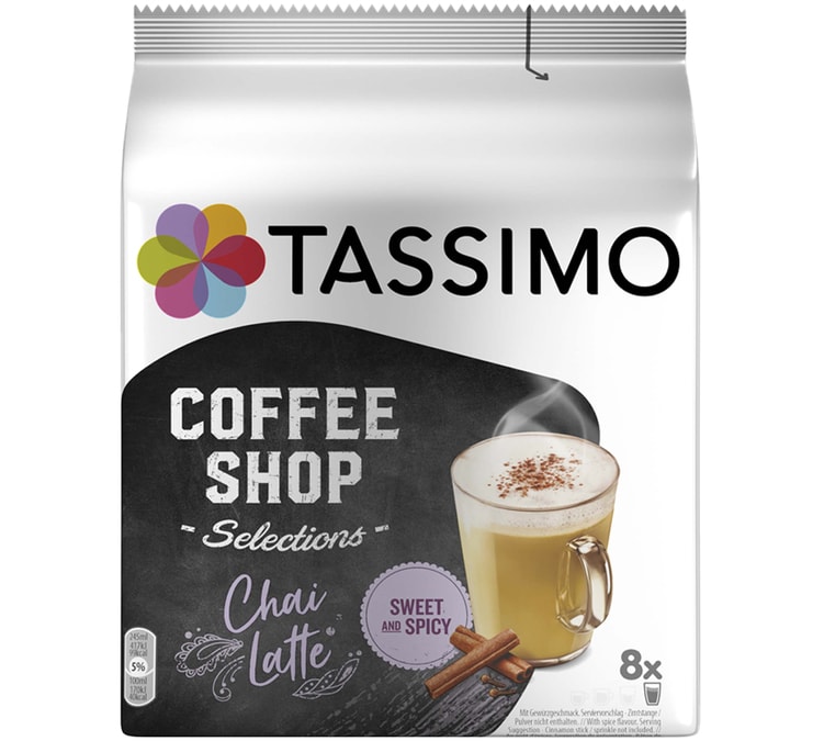 TASSIMO Columbus Dosette de café au lait goût spéculoos 8 dosettes