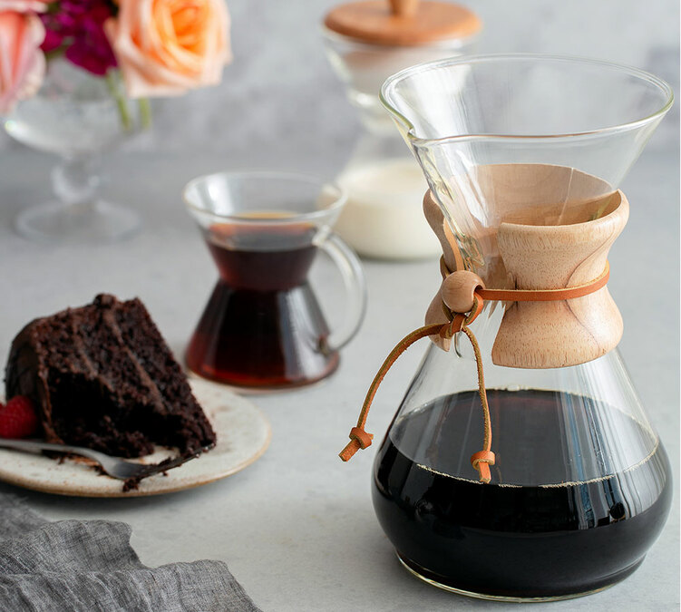 Cafetière filtre en verre Chemex huit tasses