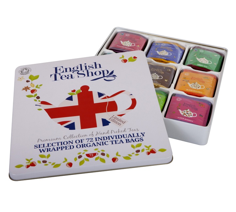 Coffret Bristish 72 sachets de thé English Tea Shop