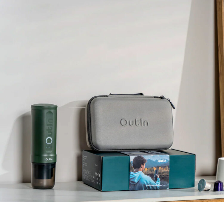 OutIn Nano portable travel set green