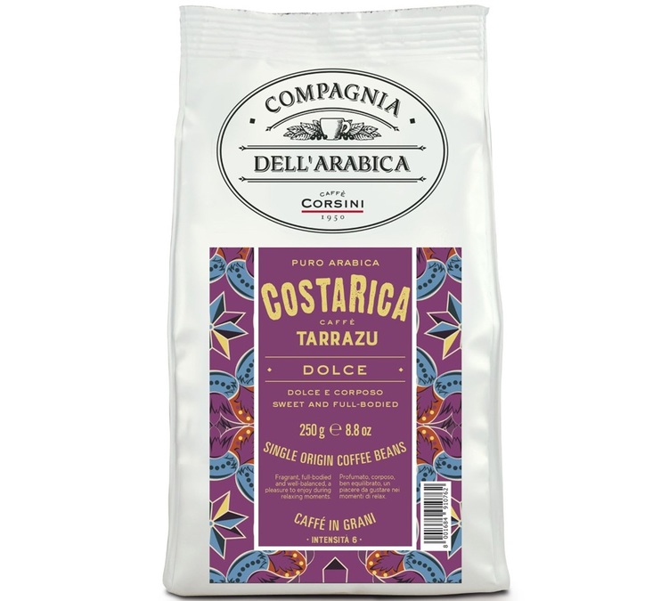 Caffè Corsini Coffee Beans Costa Rica Tarrazu 250g