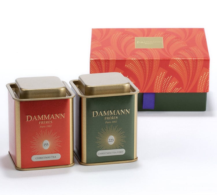 Vente de coffrets de thé Dammann Frères pour idées cadeaux gourmandes