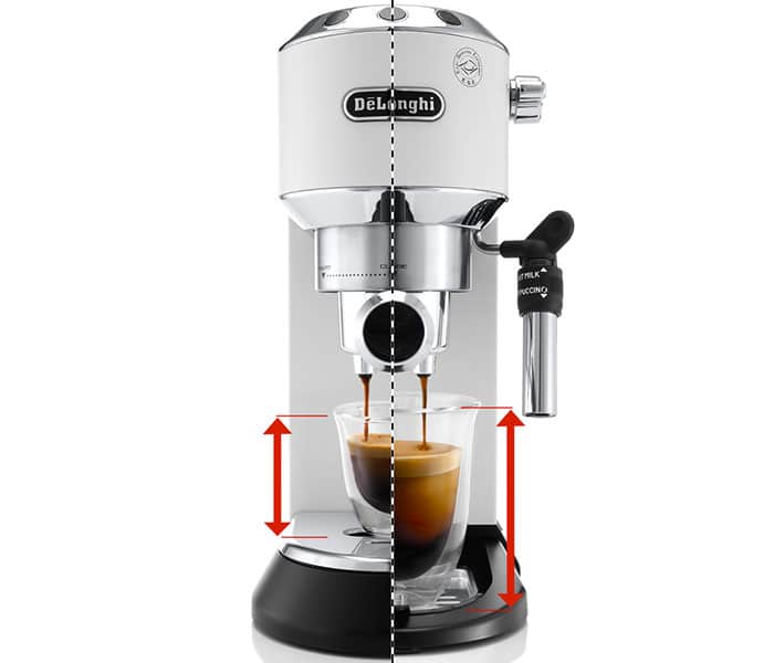 DELONGHI machine à café avec percolateur Dedica EC685.W