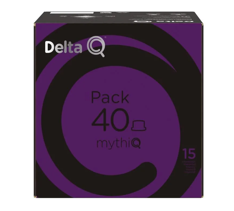 DELTA Q Pack XL 40 capsules Mythiq n°15 cacao chocolat framboise