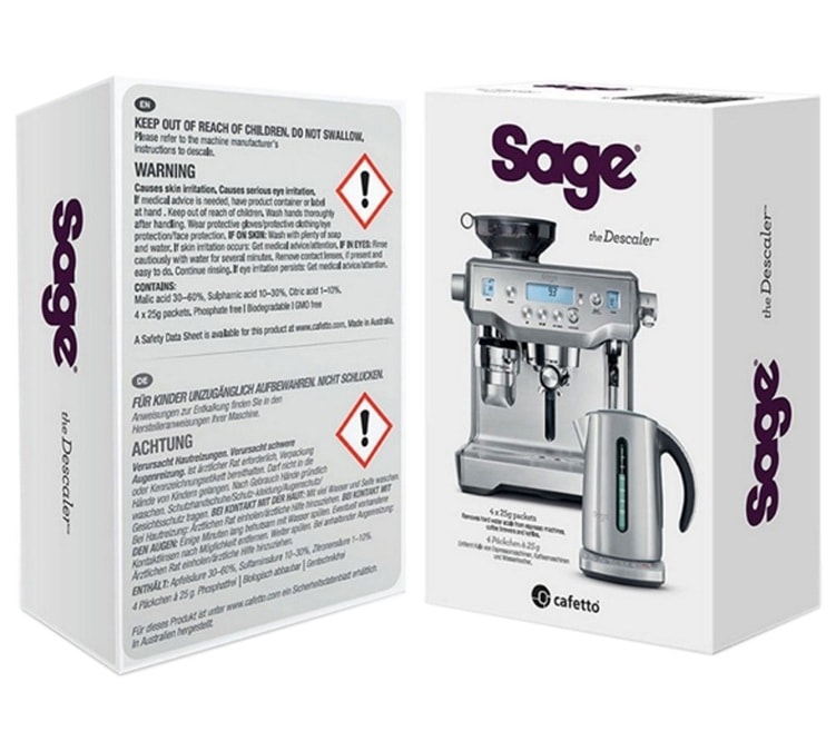 SAGE - Pastilles nettoyantes pour porte filtre machine expresso x8