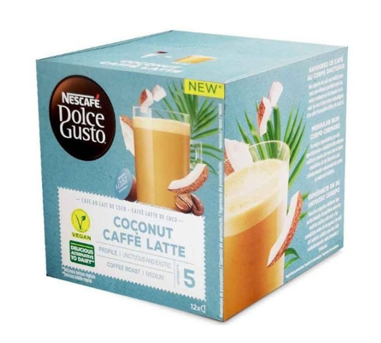 Capsule Dolce Gusto® vegan Café au lait de coco - x12