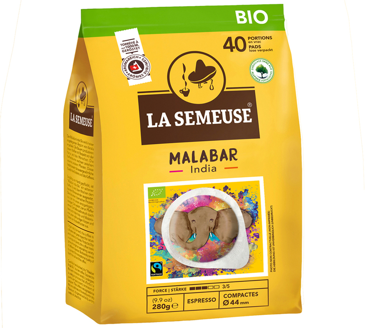 dosettes ese la semeuse malabar bio 40 