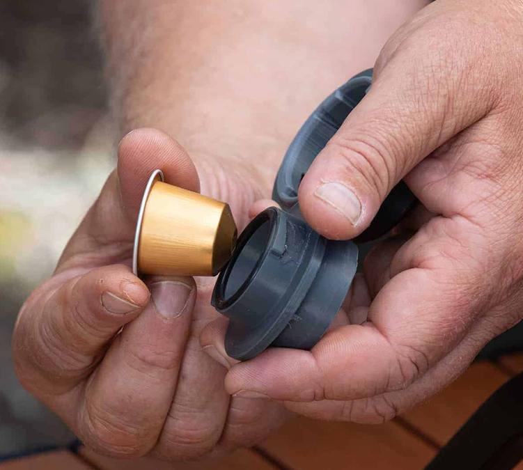 Adaptateur machine à levier flair espresso capsule nespresso