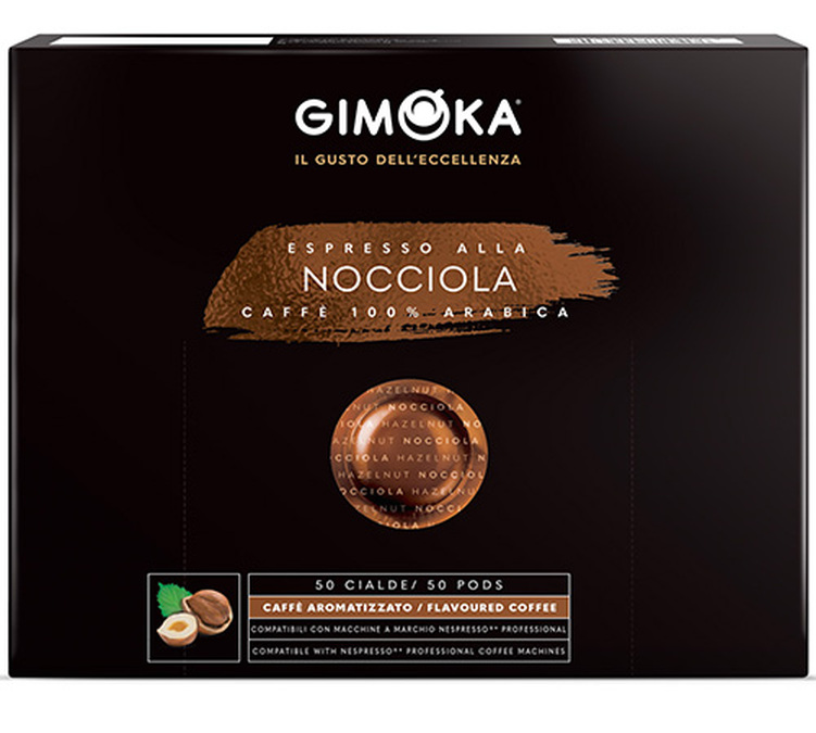 capsules compatibles nespresso pro gimoka noisette