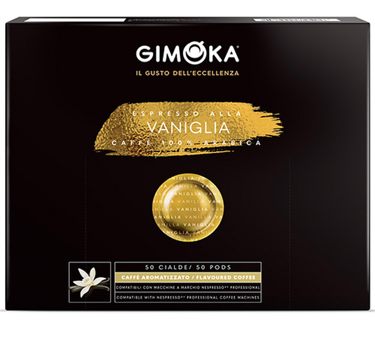 capsules gimoka compatibles nespresso pro vanille