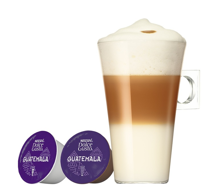 Nescafé Dolce Gusto pods Organic Latte Macchiato Guatemala x 6 servings