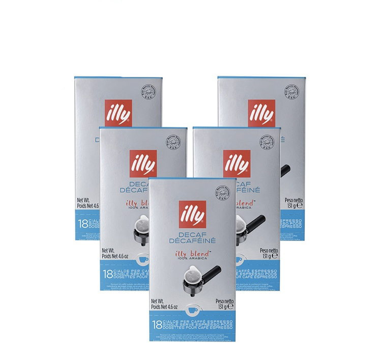 Illy ESE pods Espresso Decaffeinated Coffee x 90 coffee pods