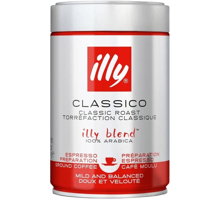Illy Café moulu Red Label Milano 250 g