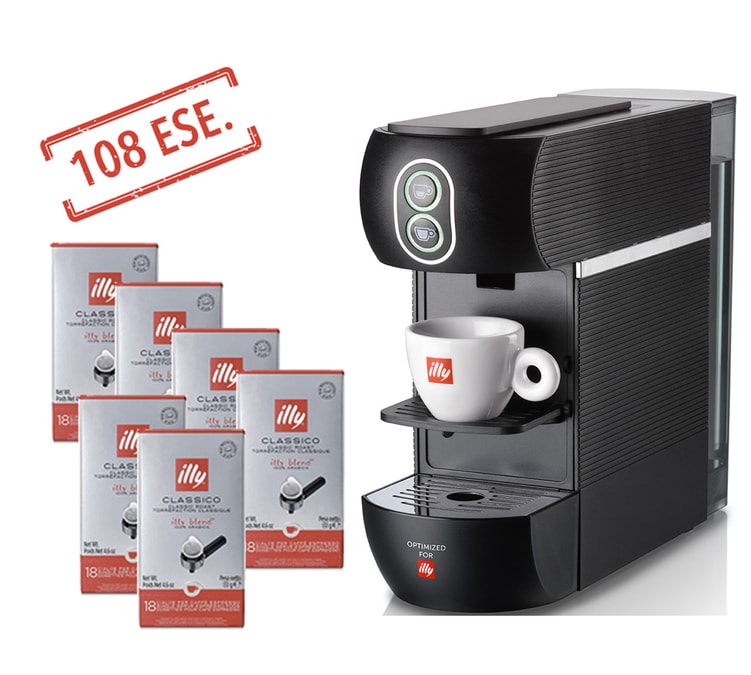 Machine à café dosettes E.S.E. et café moulu - X1 - illy