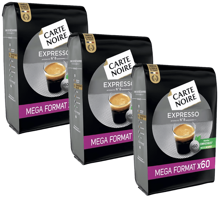 Promo Carte noire dosettes souples de café chez Carrefour