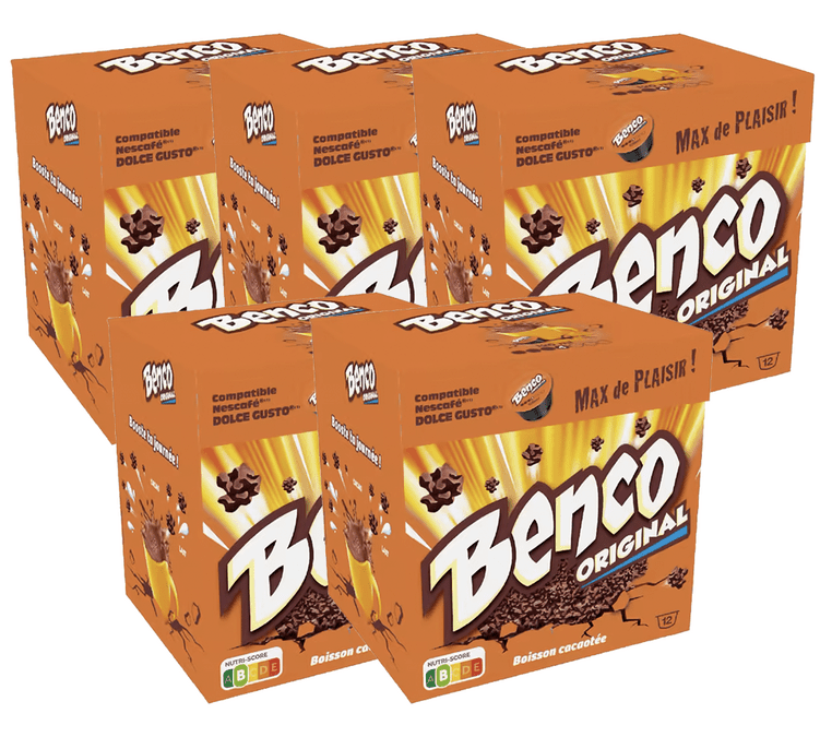 Capsules Dolce Gusto et compatibles BENCO chocolat x60