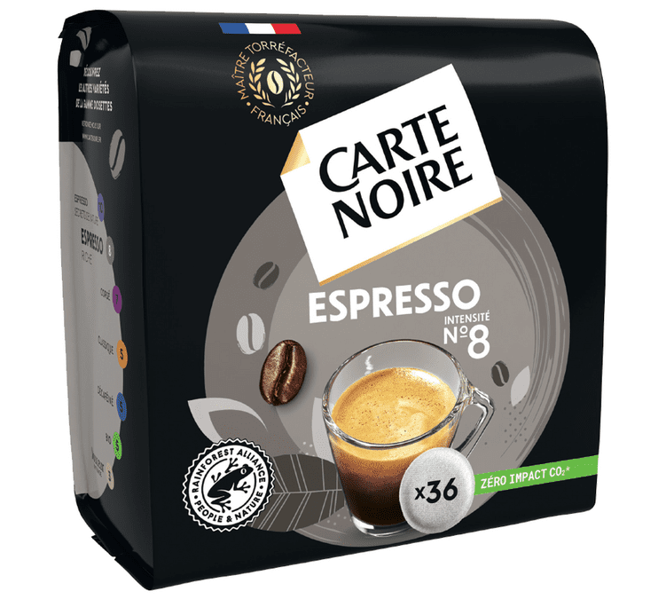 Dosettes souples N°8 Espresso Classic x 36 - Carte Noire
