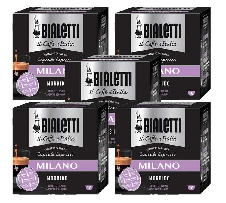 Capsule Bialetti 100% arabica Milano x 16 - Mokespresso