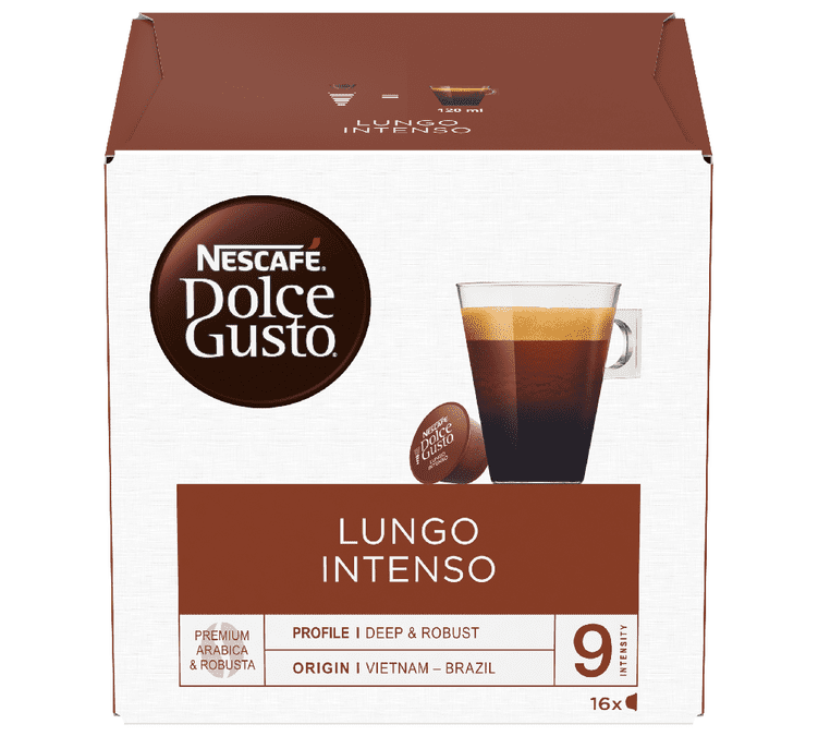 Café capsules Espresso Palermo n°10, Nescafé Dolce Gusto (x 16
