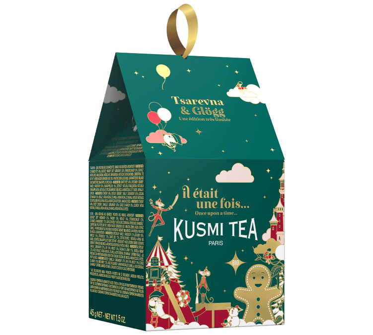 Kusmi Tea Thé de Noël Tsarevna Bio - Boîte métal 120g 