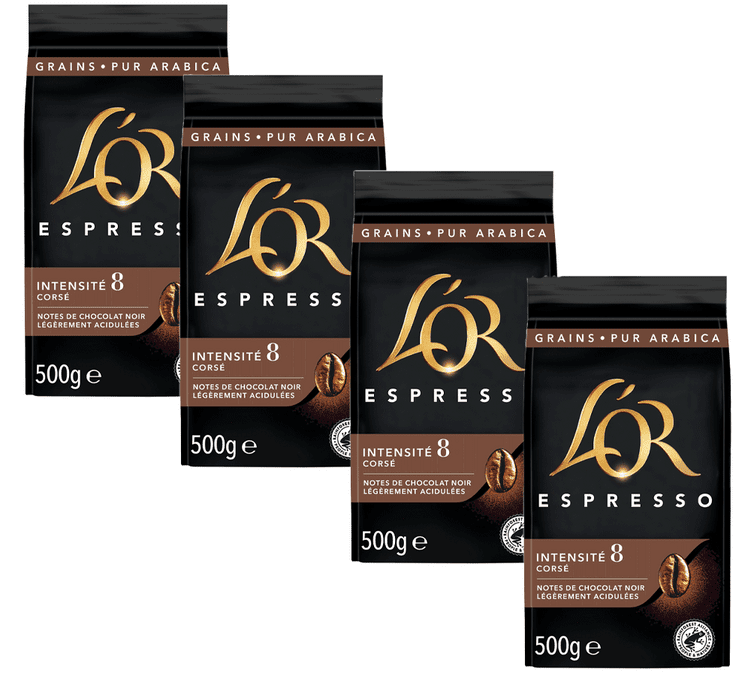 L'Or Espresso - Café en grain - 4 x 500g