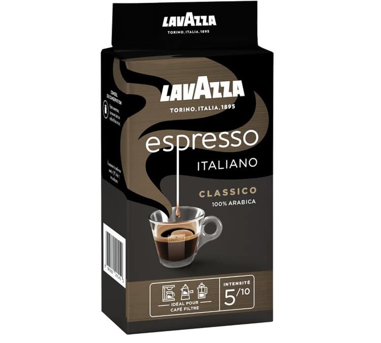Café moulu Lavazza espresso italiano x2 sachets - 500g