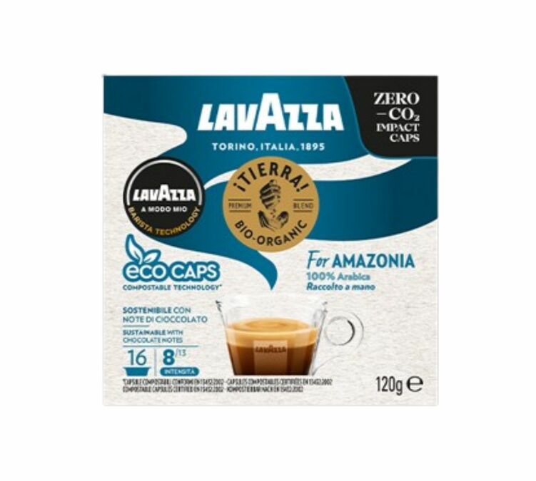 scatola cialde tierra for amazonia bio lavazza a modo mio