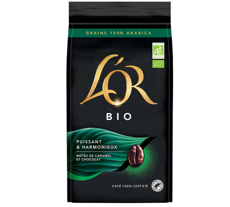 L'Or - Café en grains Bio 100% arabica - 400g
