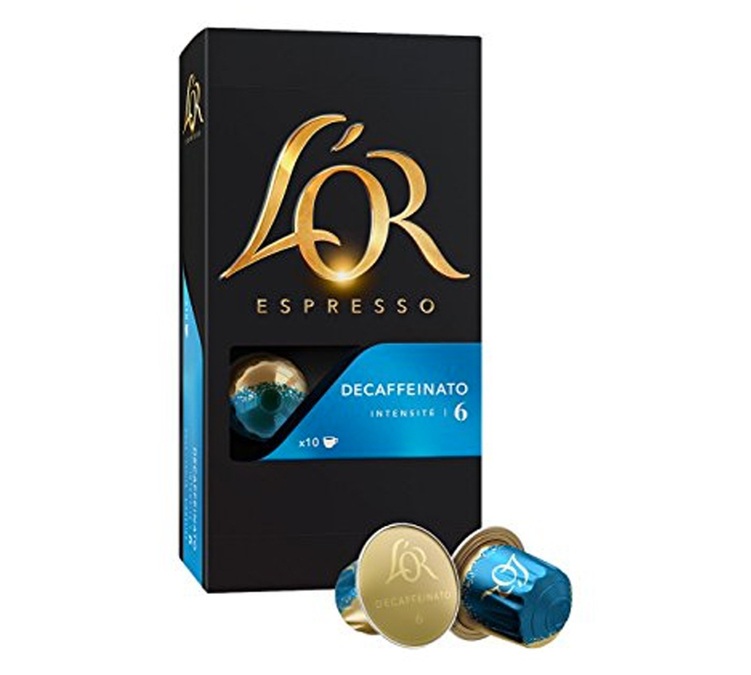 10 capsules Decaffeinato L'Or Espresso pour Nespresso