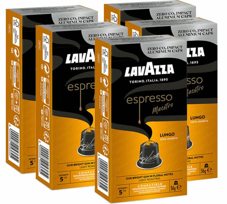 Café Cápsulas Aluminio Nespresso * Espresso Maestro Classico Lavazza 30 Un