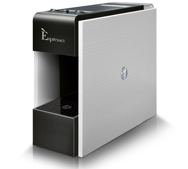 Machine à capsules Espresso blanche Vergnano