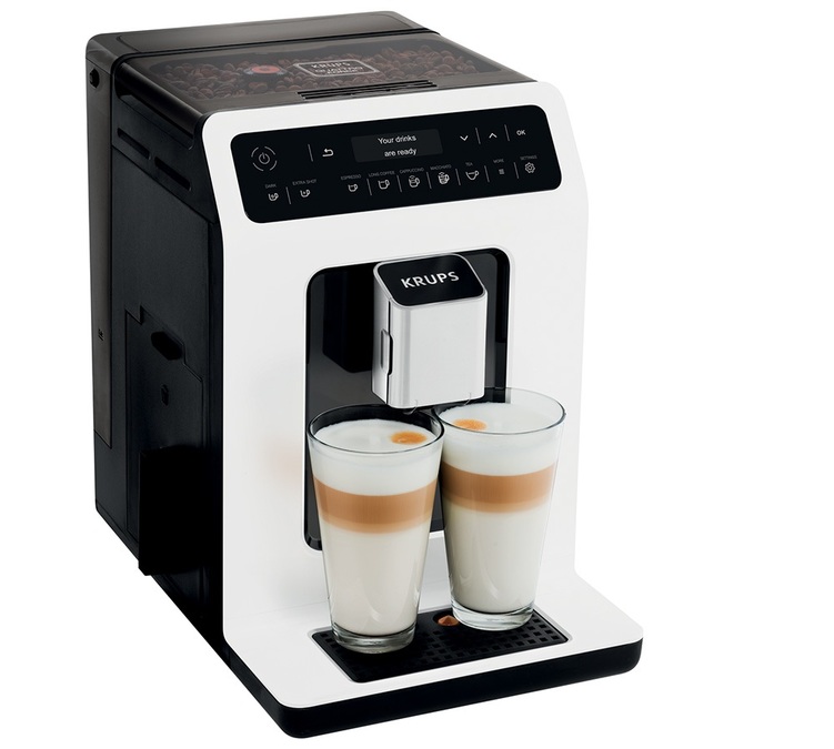 Expresso broyeur Krups Evidence blanche EA890110 Garantie 2 ans