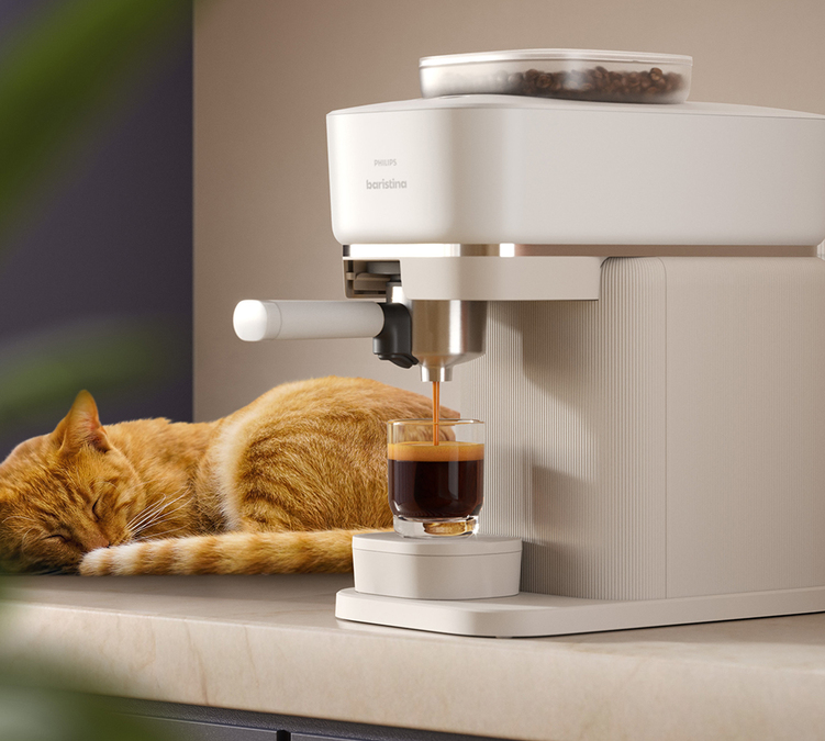 machine à café Philips Baristina variety blanche