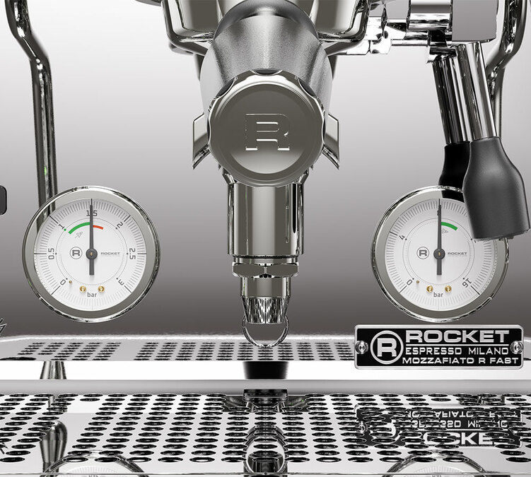 manomètre rocket espresso mozzafiato fast R inox