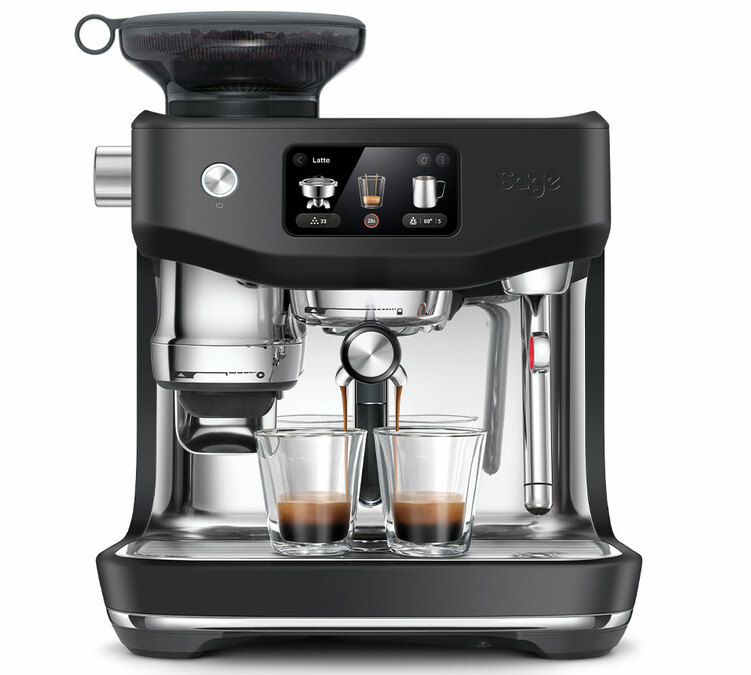 machine semi pro oracle jet en noire avec système de chauffe thermojet