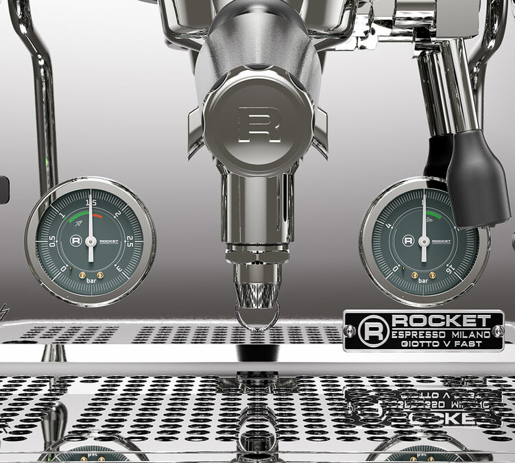manomètre rocket espresso giotto fast V inox