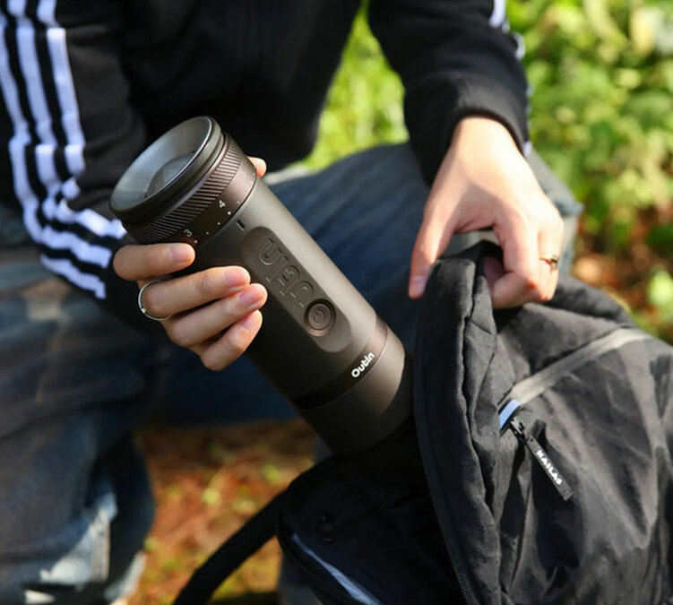 OutIn Fino Brown electric coffee grinder