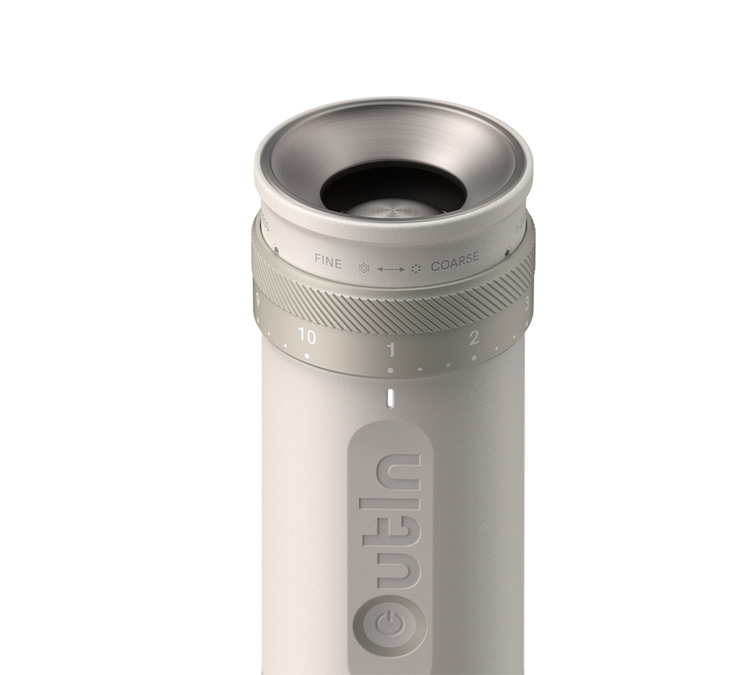 Moulin à café varia aluminium outin fino blanc